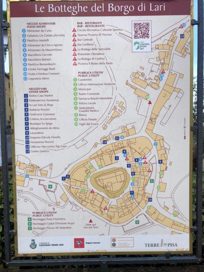 Ciglieri Santermo Casciana Terme Lari Pet&Bike Friendly Free Park Lägenhet Exteriör bild